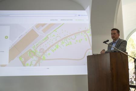 Matjaž Mastnak Arboretum Volčji Potok Novinarska konferenca v Arboretumu Foto Mateja Račevski-4